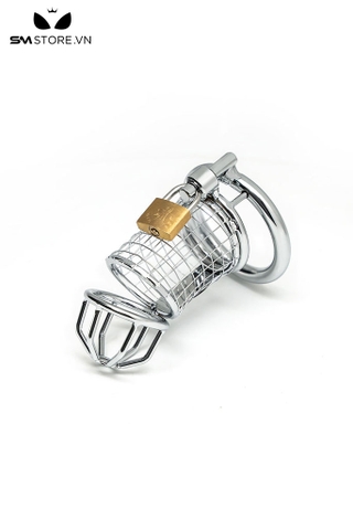 SMT2171 - Khóa dương vật dạng lồng inox cao cấp không gỉ