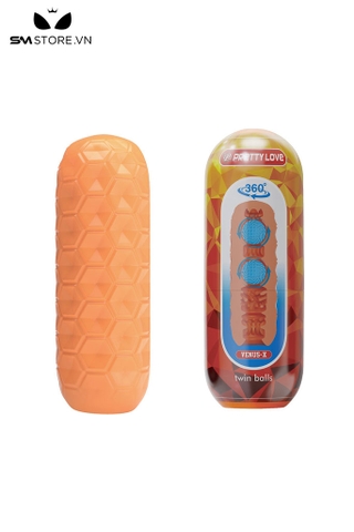 SMT2772 - Cốc thủ dâm silicon tháo rời Pretty Love dài 18cm