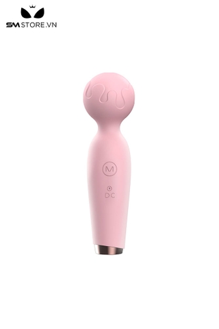 SMT469 - Chày rung silicon hình kem màu hồng dài 14.8cm
