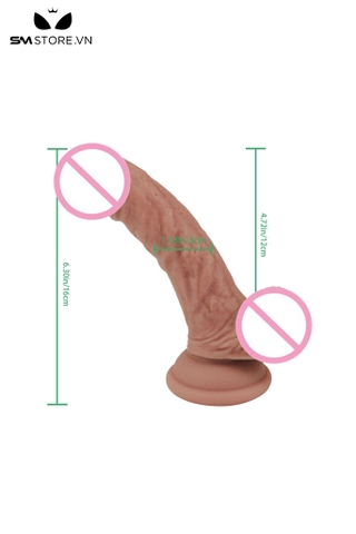 SMT1641 - Cu giả silicon dài 15.5cm chất liệu mềm dẻo đường kính 3cm