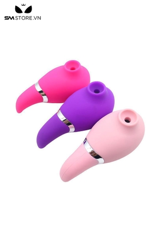 SMT2559 - Máy rung hút hình lưỡi liếm dài 11cm có 7 tần số