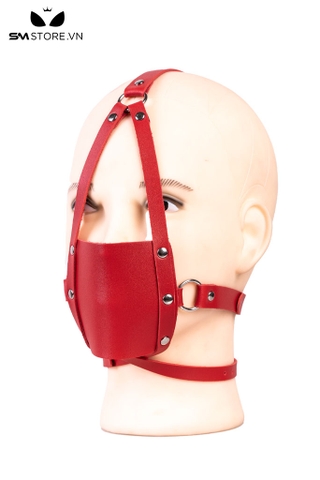 SMT1401 - Penis gag bịt miệng có dây vòng qua đầu với bóng silicon
