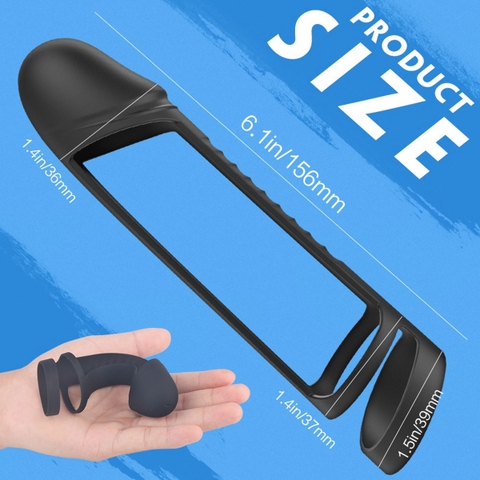 SMT1003 - Bao cao su đôn dên hở giữa 2 bên co giãn tốt dài 15.6cm