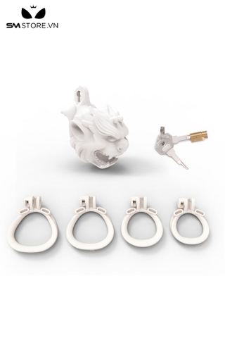 SMT2683 - Khóa dương vật bằng nhựa khủng long có chuông