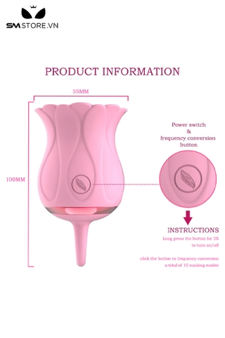 SMT2694 - Máy hút âm đạo hình bông hoa hướng dương sạc điện