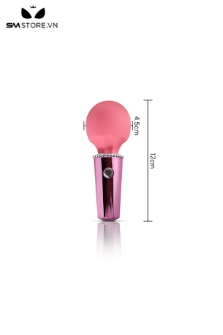 SMT1246 - Trứng rung mini ngụy trang cọ trang điểm đính kim cương