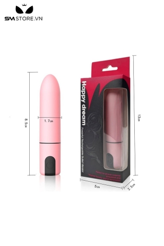 SMT400 - Trứng rung mini ngụy trang hình đạn nhọn dài 8.5cm