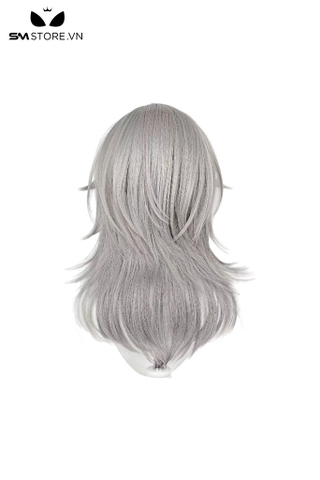 SMP147 - Tóc giả hóa trang anime trailblazer màu xám dài ngang vai