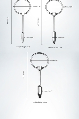 SMT2210 - Sounding niệu đạo inox không gỉ có đầu nhọn dài 87mm
