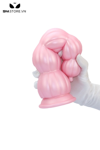 SMT1341 - Dương vật giả silicon ngụy trang quả bí ngô có 5 tầng