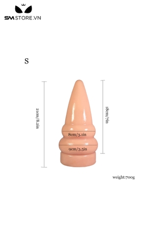 SMT2858 - Anal huge silicon mềm với đầu nhọn có 3 kích cỡ