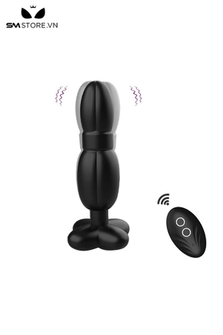 SMT1260 - Butt plug phích cắm hậu môn silicon có hoa dài 132mm