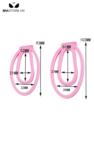 SMT2692 - Khóa trinh tiết bằng nhựa đeo bìu size 93 và 103mm