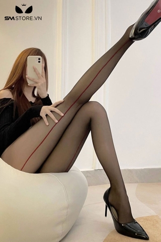 SMP142 - Quần tất da chân siêu mỏng hình chữ thập sexy quyến rũ