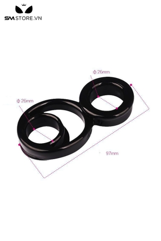 SMT3047 - Vòng cao su đeo gốc dương vật silicon dài 97mm