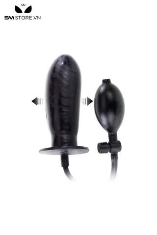 SMT1885 - Anal pump đầu dương vật giả có 5 chế độ rung dài 16cm