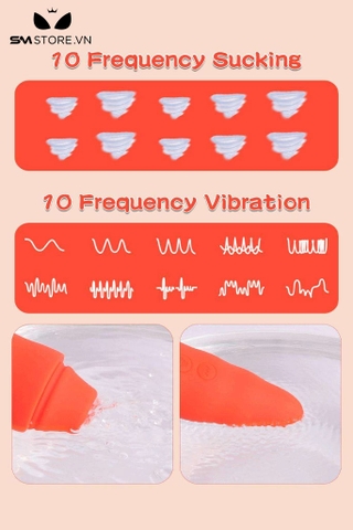 SMT2248 - Máy rung hút ngụy trang củ cà rốt có 10 tần số sạc điện