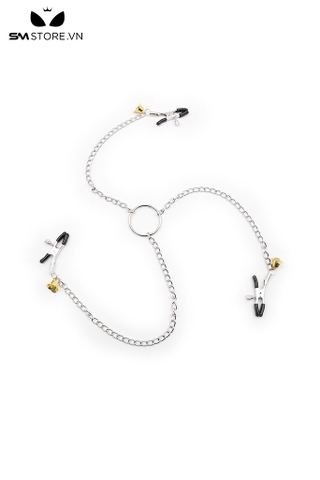 SMT367 - Bộ 3 kẹp ti & âm vật thiết kế dây xích mắt nhỏ gắn chuông