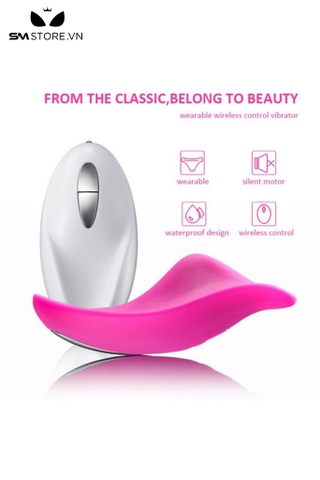 SMT1732 - Máy rung điều khiển xa có 12 tần số silicon dài 8cm