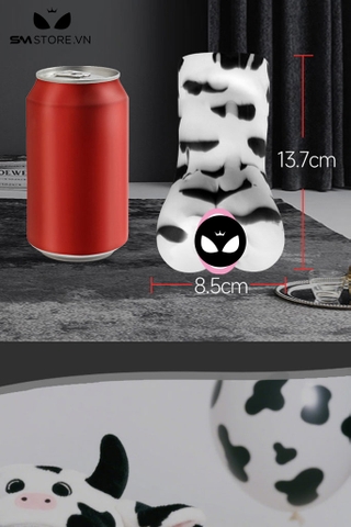 SMT3189 - Âm đạo giả silicon bò sữa dài 13.5cm có nhiều gai nổi trong