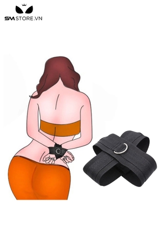 SMT3070 - Còng tay tình yêu chữ X chất liệu nylon mềm dài 44cm