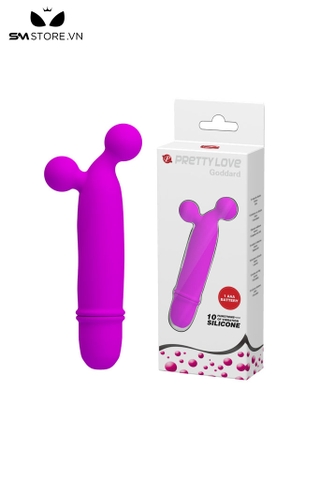SMT1803 - Dương vật giả mini Pretty Love có 10 chế độ rung dài 11.8cm