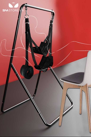 SMT993 - Bộ cố định tư thế sexsling với xích đu có đệm chân