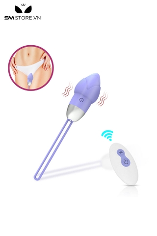 SMT2855 - Trứng rung mini điều khiển mini từ xa ngọn tre dài 175mm