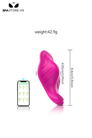 SMT1805 - Máy rung ngụy trang chiếc lá điều khiển qua APP có gai