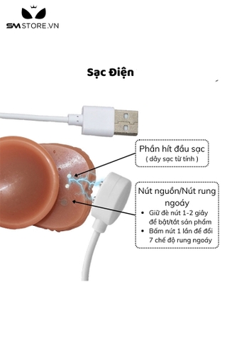 SMT271 - Dương vật giả rung thụt silicon điều khiển từ xa màu da