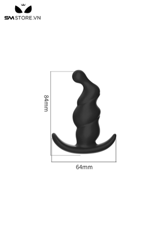 SMT1357 - Butt plug cắm hậu môn silicon mềm dẻo có 3 kích cỡ