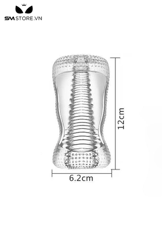SMT1097 - Cốc thủ dâm mini silicon trong suốt đường kính 2.6cm