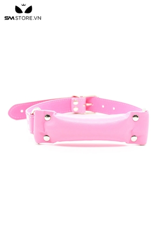 SMT1411 - Bit gag dài 13cm chất liệu giả da PU đính đinh tán
