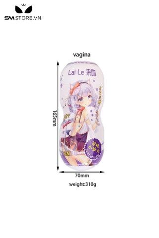 SMT2500 - Cốc thủ dâm anime silicon mềm có thể tháo rời dài 165mm