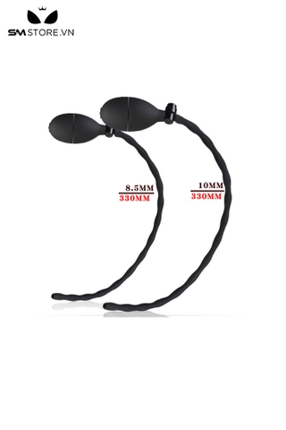 SMT3085 - Sounding đồ chơi niệu đạo silicon xoắn ốc và bơm hơi