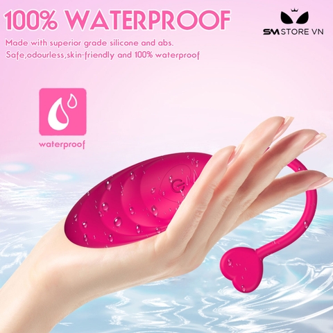 SMT2726 - Trứng rung điều khiển qua APP có đầu hình trái tim sạc điện