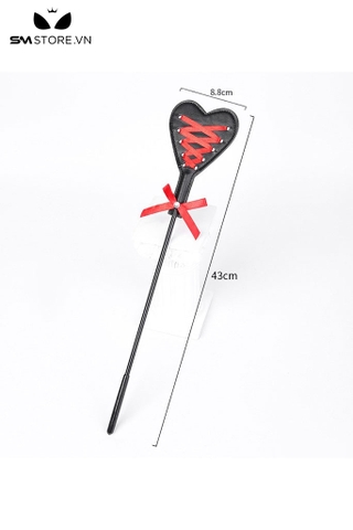 SMT834 - Roi tình yêu hình trái tim có dây buộc tay cầm nhỏ dài 43cm