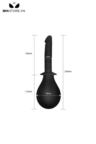 SMT1911 - Dụng cụ thụt rửa hậu môn Lovetoy chất liệu silicon dài 23.8cm