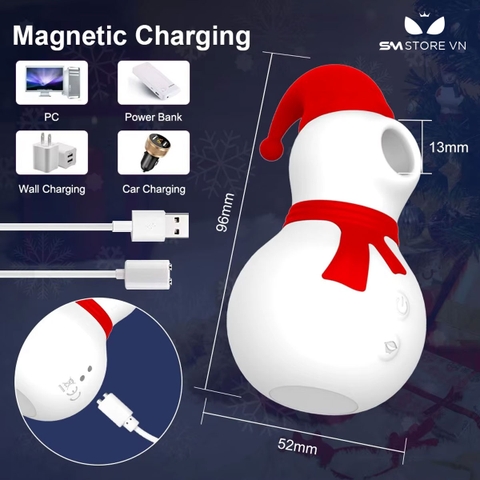 SMT1820 - Máy hút âm đạo ngụy trang ông già noel có 10 chế độ