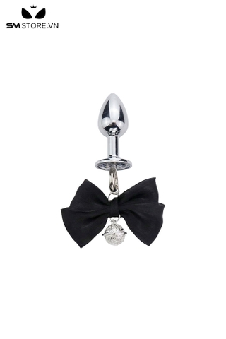 SMT272 - Phích cắm hậu môn chất liệu inox đuôi gắn nơ