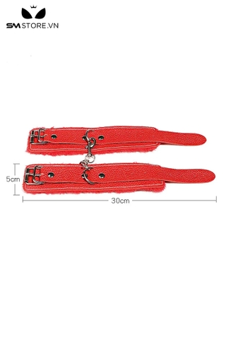 SMT1020 - Còng chân tình yêu da PU dài 30cm có thể điều chỉnh