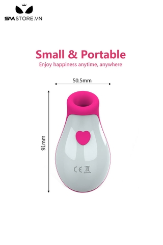 SMT1374 - Máy hút có 8 tần số sạc USB dài 91mm bằng silicon