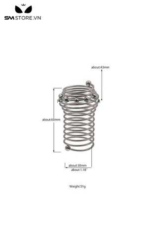 SMT2024 - Vòng bi đeo dương vật đường kính 30mm bằng thép không gỉ