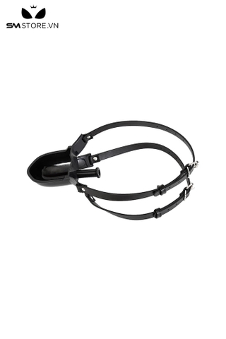 SMT227 - Đồ bịt miệng mouth gag với thiết kế phễu trước có dây đeo ở sau