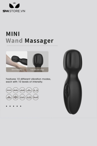 SMT2910 - Chày rung mini có 10 chế độ sạc điện dài 110mm