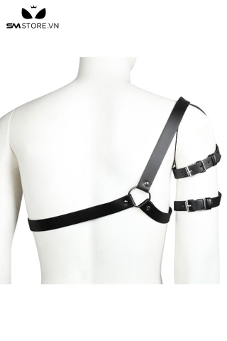 SMT2946 - Dây đai đeo ngực chất liệu da PU thiết kế tay chéo
