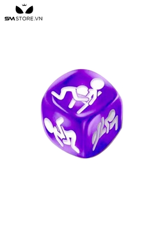 SMT726 - Sex dice xúc sắc tình yêu làm bằng nhựa với họa tiết tư thế 69