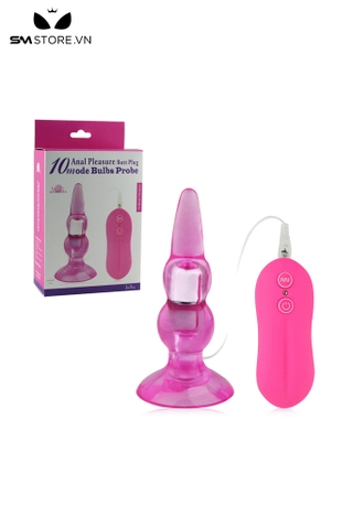 SMT1972 - Máy rung hậu môn gắn tường bằng silicon mềm dài 11.6cm