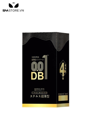 SMT1236 - Bao cao su HA siêu mỏng 001 hộp 10 chiếc không mùi