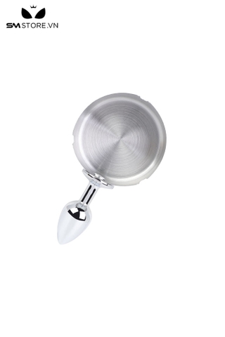 SMT1733 - Đồ chơi hậu môn bằng kim loại thiết kế gạt tàn dài 14.5cm